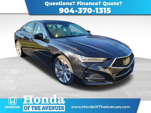 Black Pearl 2023 Acura TLX Technology