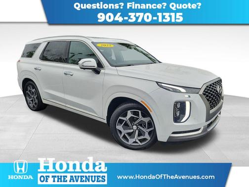 Hyper White 2022 Hyundai PALISADE Calligraphy