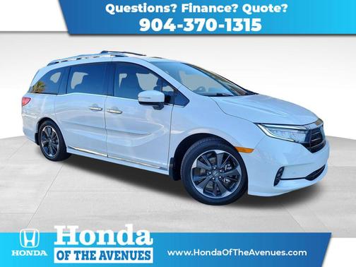 Platinum White 2024 Honda Odyssey Elite
