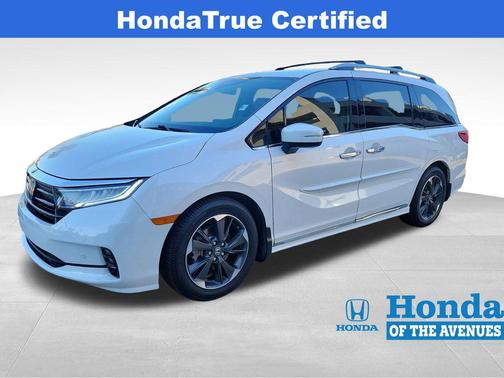 Platinum White 2024 Honda Odyssey Elite