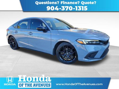 Gray 2023 Honda Civic Sport