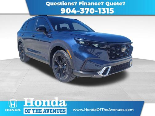 Canyon River Blue Metallic 2026 Honda CR-V Hybrid Sport Touring AWD