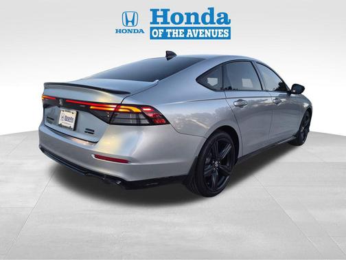 Solar Silver Metallic 2026 Honda Accord Hybrid Sport-L