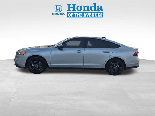 Solar Silver Metallic 2026 Honda Accord Hybrid Sport-L