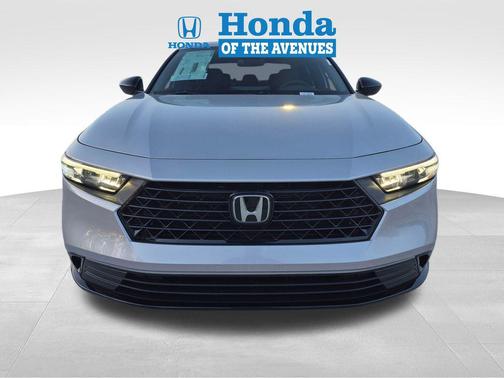 Solar Silver Metallic 2026 Honda Accord Hybrid Sport-L