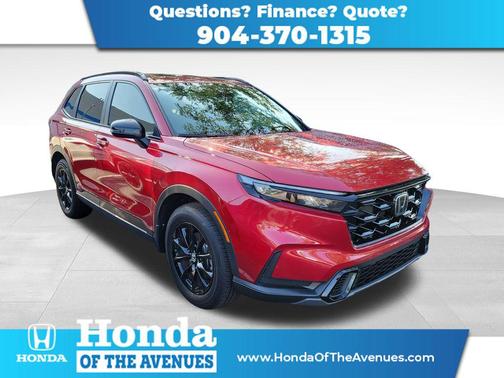 Radiant Red 2026 Honda CR-V Hybrid Sport AWD