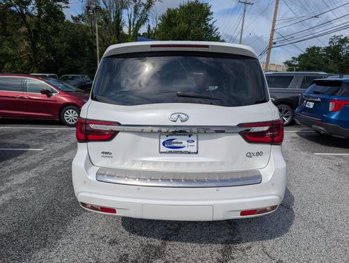 Moonstone White 2023 INFINITI QX80 PREMIUM SELECT AWD