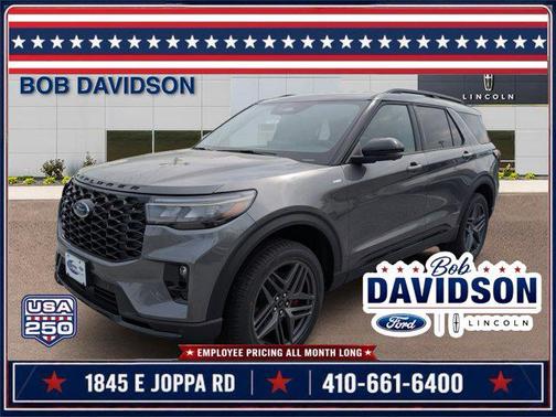 Carbonized Gray Metallic 2026 Ford Explorer ST-Line
