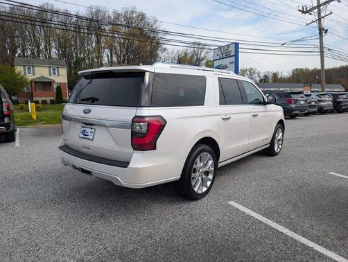 White Platinum Metallic Tri-Coat 2019 Ford Expedition Max Platinum