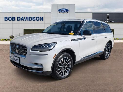 Pristine White Metallic Tri-Coat 2022 Lincoln Aviator Standard AWD