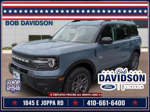 Azure Gray Metallic Tri-Coat 2026 Ford Bronco Sport Big Bend