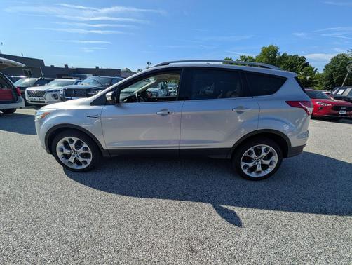 White Platinum Metallic Tri-Coat 2015 Ford Escape Titanium