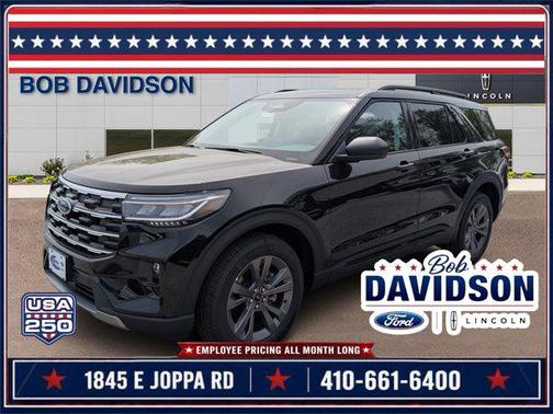 Agate Black Metallic 2026 Ford Explorer Active