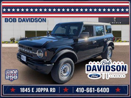 Shadow Black 2025 Ford Bronco Base 4 Door 4x4