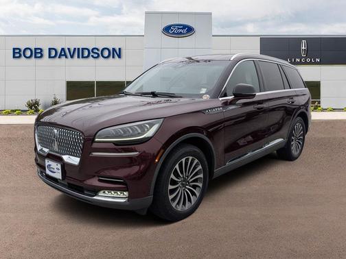 Burgundy Velvet Metallic Tinted Clearcoat 2020 Lincoln Aviator Reserve AWD