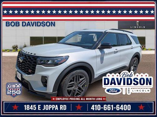 Space White Metallic 2026 Ford Explorer ST