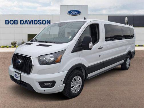 Oxford White 2024 Ford Transit-350 XLT