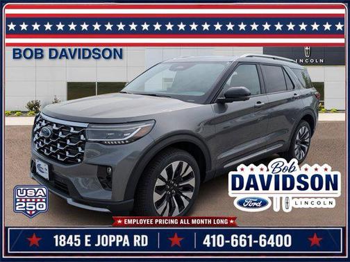 Carbonized Gray Metallic 2026 Ford Explorer Platinum