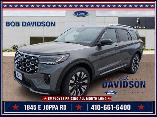 Carbonized Gray Metallic 2026 Ford Explorer Platinum