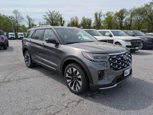 Carbonized Gray Metallic 2026 Ford Explorer Platinum