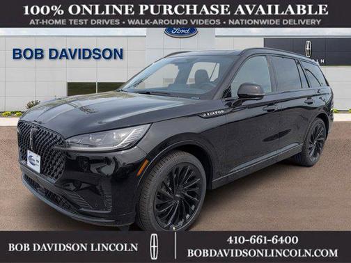 Infinite Black Metallic Clearcoat 2026 Lincoln Aviator Reserve AWD