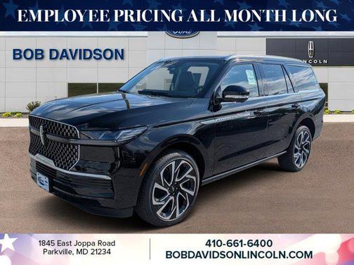 Infinite Black Metallic Clearcoat 2026 Lincoln Navigator Reserve