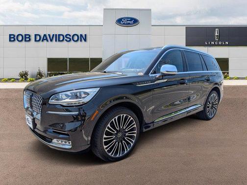Black Metallic 2022 Lincoln Aviator Black Label AWD