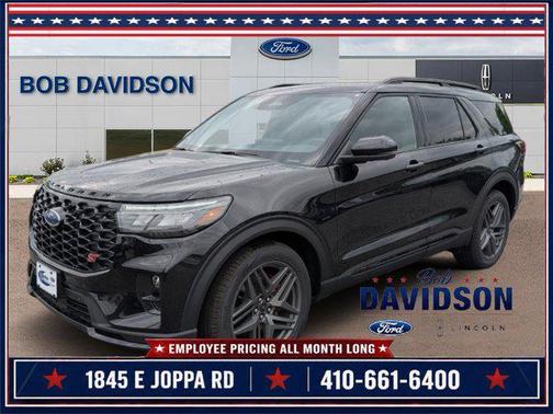 Agate Black Metallic 2026 Ford Explorer ST