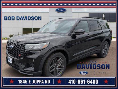 Agate Black Metallic 2026 Ford Explorer ST
