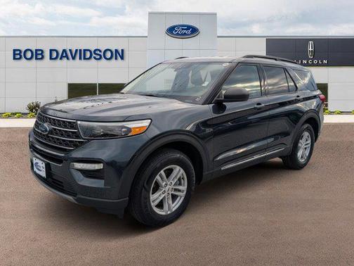 Stone Blue Metallic 2022 Ford Explorer XLT