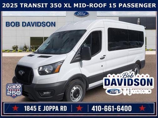 Oxford White 2025 Ford Transit-350 XL