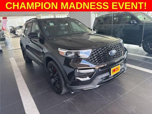 Agate Black Metallic 2023 Ford Explorer ST