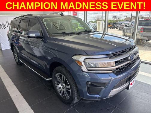 Infinite Blue Metallic Tinted Clearcoat 2022 Ford Expedition Max XLT