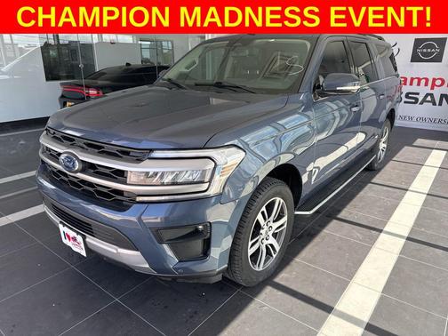 Infinite Blue Metallic Tinted Clearcoat 2022 Ford Expedition Max XLT