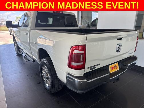 Pearl White 2024 RAM 2500 Laramie Crew Cab 4x4 6'4' Box
