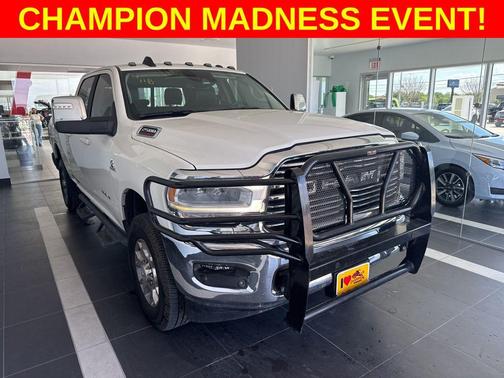 Pearl White 2024 RAM 2500 Laramie Crew Cab 4x4 6'4' Box