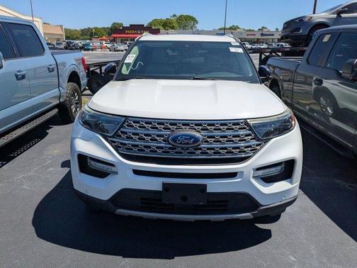White Metallic 2020 Ford Explorer Limited