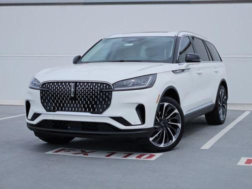 Pristine White Metallic Tri-Coat 2026 Lincoln Aviator Reserve AWD