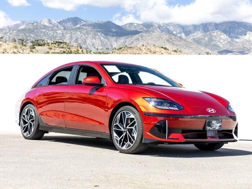 Red 2023 Hyundai IONIQ 6 SEL