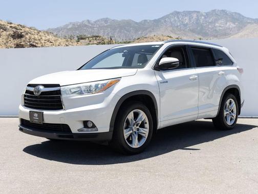 Blizzard Pearl 2015 Toyota Highlander Hybrid Limited Platinum