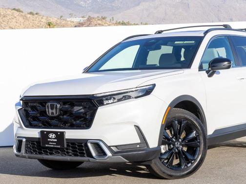 Platinum White Pearl 2025 Honda CR-V Hybrid Sport Touring