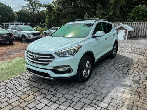 Pearl White 2018 Hyundai Santa Fe Sport 2.4L