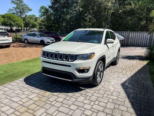 White Clearcoat 2019 Jeep Compass Limited