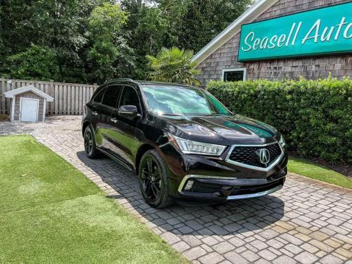 Crystal Black Pearl 2017 Acura MDX 3.5L