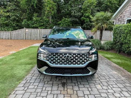 Twilight Black 2023 Hyundai SANTA FE HEV SEL Premium