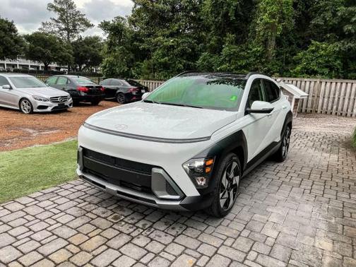Atlas White 2026 Hyundai KONA Limited