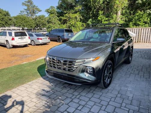 Amazon Gray 2022 Hyundai TUCSON Limited