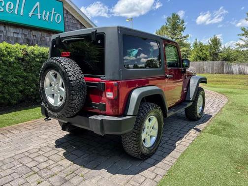 Deep Cherry Red Crystal 2012 Jeep Wrangler Sport