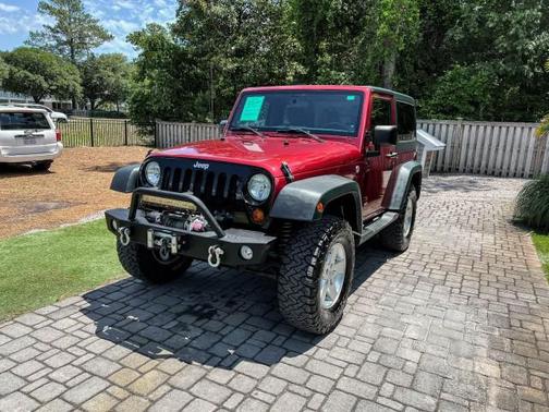 Deep Cherry Red Crystal 2012 Jeep Wrangler Sport