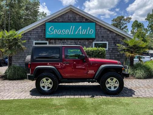 Deep Cherry Red Crystal 2012 Jeep Wrangler Sport
